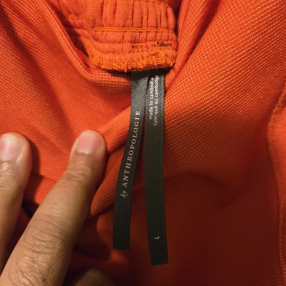 Chic Orange Midi Dress - Picture 5 of 9